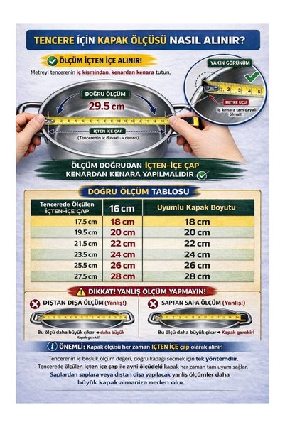 Paşabahçe Glass Lid Pot, Pan Lids 20 cm