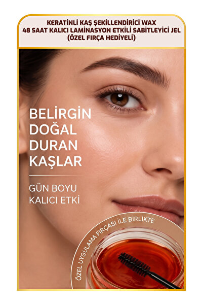 New Essentials Kaş Şekillendirici Wax-KAŞ WAX-Keratin İçerikli-50 ml
