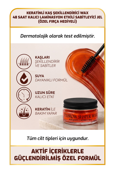 New Essentials Kaş Şekillendirici Wax-KAŞ WAX-Keratin İçerikli-50 ml