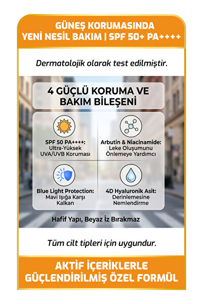 New Essentials Leke Karşıtı Spf 50 Pa++++ Korumalı Güneş Bakım Kremi