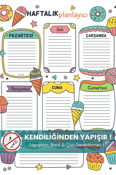 Pi Papers Planificator săptămânal colorat, hârtie inteligentă de scris și ște...