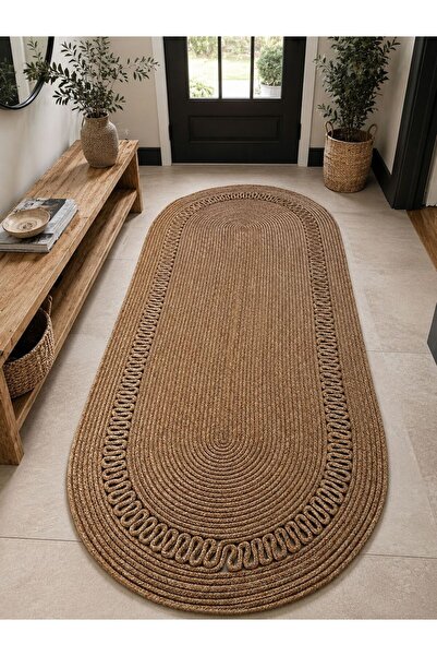 Öz-Tex Home Jute, Patterned Doorstep, Doormat, Bathroom Mat, Balcony Mat / Gi...