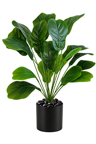 Beitna Helw Heart Monstera Artificial Plant 80 cm - 18 Leaves