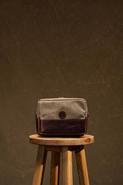 Semender Leather Goods Mumlu Kanvas Unisex El Omuz ve Çapraz Çanta El Yapımı ...