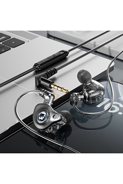 Choice black 3.5 EARDECO HIFI 3.5mm&Type C Wired Headphones Detachable Cable ...