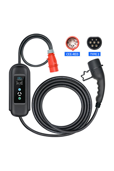 Choice Type2 YHH Portable 11KW 16A EV Portable Charger Type2 IEC62196-2 EVSE ...