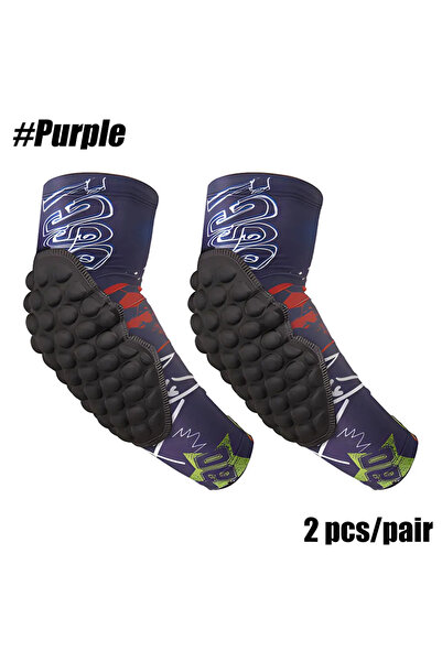 Choice10 YL 2 PCS Purple Sports Children Elbow Support - Compression Arm Prot...