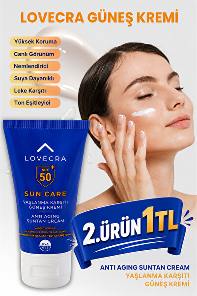 LOVECRA Spf 50+ Sunscreen - High Uva/Uvb Protection, Oil Free Anti-Aging and ...