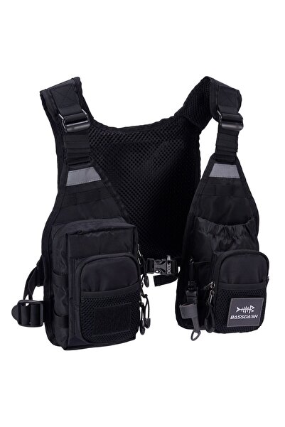 Choice1 Black Bassdash FV08 Ultra Lightweight Fly Fishing Vest for Men and Wo...