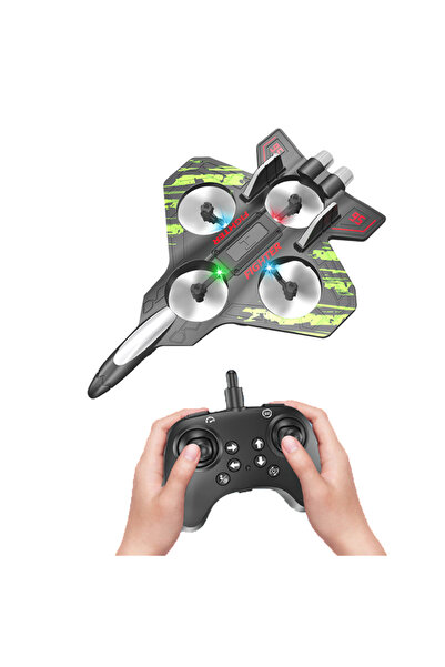 Choice green 2.4G Remote Control Fighter Electric Foam Glider Stunt Tumbling ...