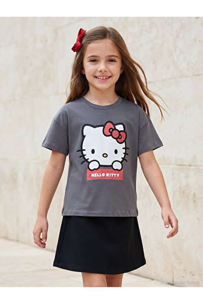 Hello Kitty 6-9 Years Old T-Shirt - Gray
