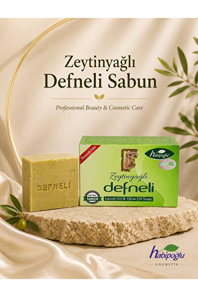 Habipoğlu Defneli Zeytinyağlı Ekonomik Paket 6'lı Sabun