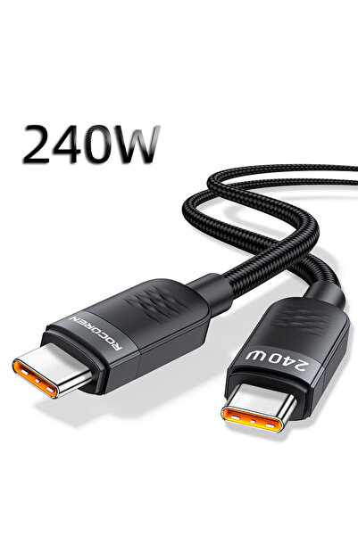 Choice 1m 240W Rocoren 240W USB C Type C Fast Charging Data Cable PD3.1 Quick...