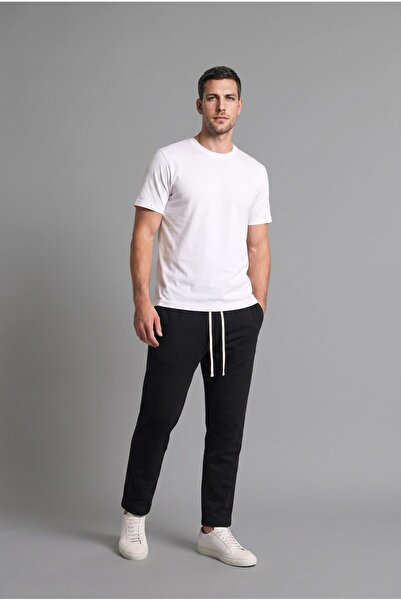 DeFacto Regular Fit Belted Lace-Up Straight Leg Sweatpants with Pockets F0309...