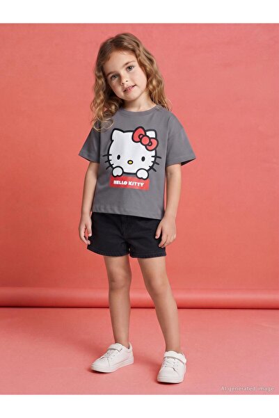 Hello Kitty 2-5 Years Old T-Shirt - Gray