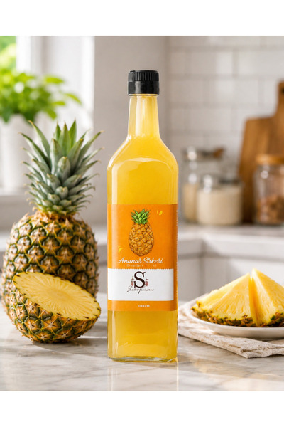 Süheylaana Doğal ( Ev Yapımı ) Detox Etkili Ananas Sirkesi 1000 Ml