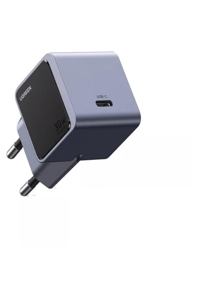 Ugreen Încărcător de rețea Nexode Air 30W, GaNInfinity, USB-C, Negru/Gri