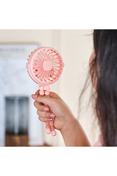 Choice1 pink USB Charging Octopus Fan Stroller Fan Multi-function Fan