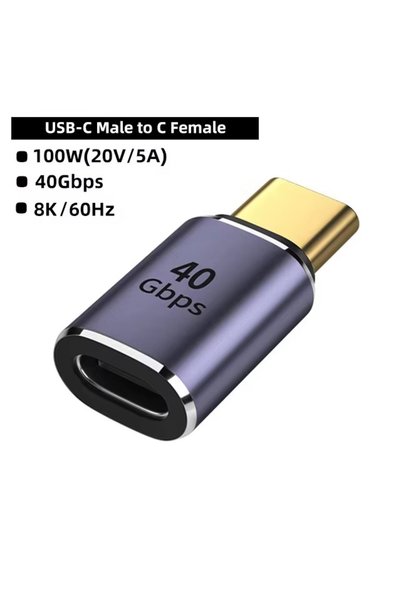 Choice1 محول T1 USB-C، محول Thunderbolt من النوع C، منفذ USB 4.0 أنثى إلى ذكر...