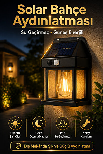 House Bird Solar Bahçe Aydınlatması Su Geçirmez Güneş Enerjili Sensörlü Dış M...