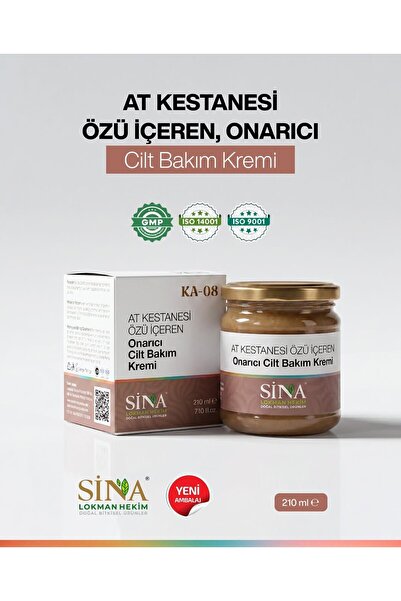 At Kestanesi Özlü Onarıcı Cilt Bakım Kremi 210 ml - Yorgun Bacak ve Masajı İçin Ferahlatıcı Rahatlatıcı Masaj Kremi