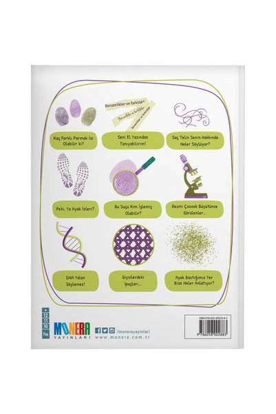 Monera Yayınları İz Peşindeyim - 10-16 Years Old - Popular Science Series Criminology Book