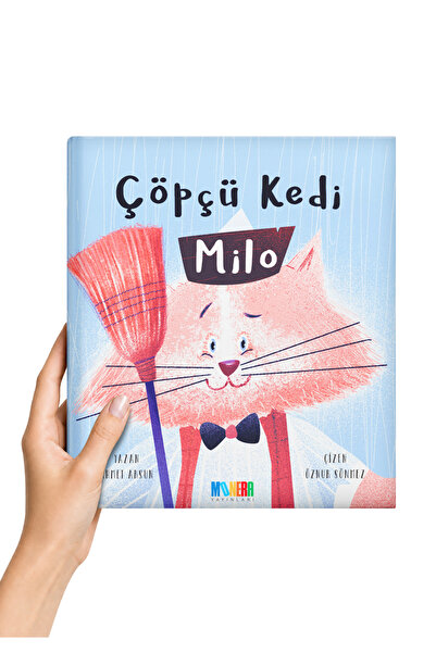 Monera Yayınları Çöpçü Kedi Milo - 7-10 Yaş - Erdemler Odaklı Çocuk Hikayesi
