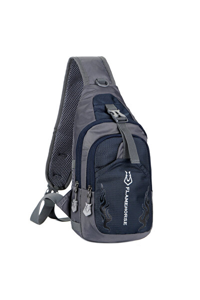 Choice black color Men Sling Backpack Chest Crossbody Bag Waterproof Lightwei...