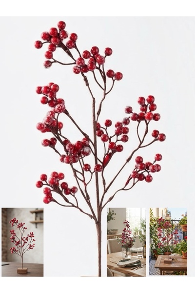 Yenigeldi 2 Pieces 22 cm Handmade Leafy Uğur Kokina and Leafy New Year Orname...