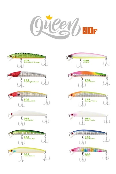 Fujin Queen 90F 90mm Maket Balık