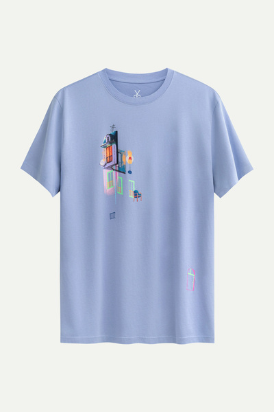 KAFT Purple Men's Regular T-Shirt - 100% Cotton |   (Applien)
