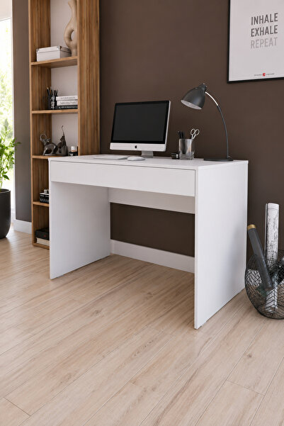 Dienni Çiğli Çalışma Masası Çekmeceli 112 cm Modern Ergonomik Ev Ofis Bilgisa...