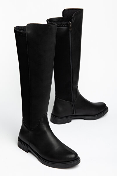 Bilalim Shoes Fabric Knee-High Boots