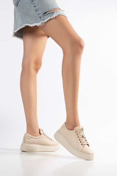 Cefi Shoes Paris Genuine Leather Women's Sneaker Comfort Soft