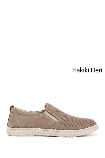 GÖNDERİ(R) Men's Mink Nubuck Genuine Leather Comfort Shoes