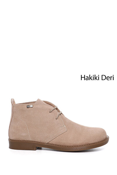 GÖNDERİ(R) Women/Girls Powder Suede Rubber Sole Genuine Leather Boots