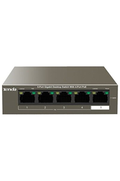 Tenda TEG1105P-4-63W Switch 5 porturi 10/100/1000Mbps, 4 porturi PoE, max 58W