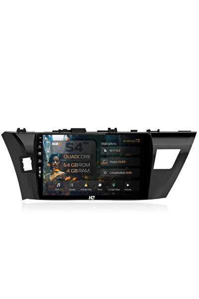 HUB64 Navigație Android Toyota Corolla (2012-2016), 10.1 inch, 4GB RAM, CarPl...