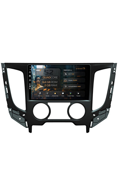HUB64 Navigație Android Mitsubishi L200 (2014-2020), 9 inch, 2GB RAM, CarPlay...