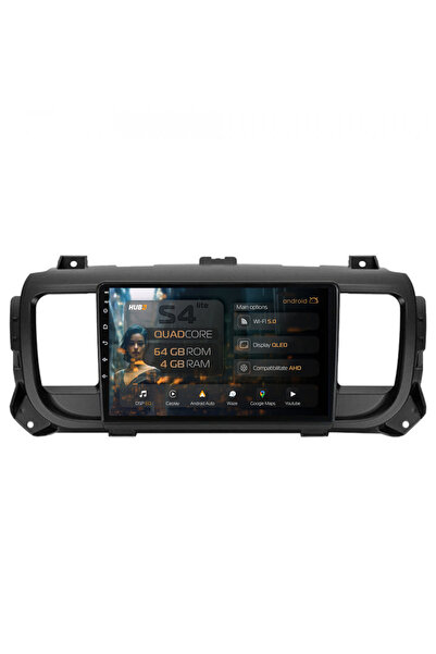 HUB64 Navigație Android Toyota Proace (2016+), 9 inch, 4GB RAM, CarPlay și An...