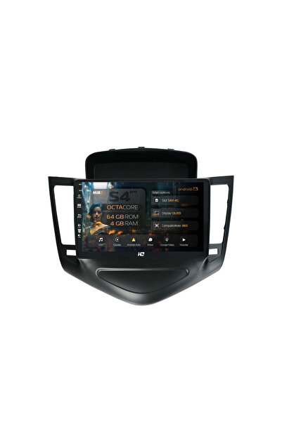 HUB64 Navigație Android Chevrolet Cruze (2008-2014), 9 inch, 4GB RAM, CarPlay...