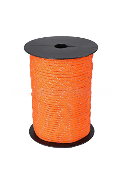 Choice 100m Orange 7-Core 550lb Paracord Rope Reflective 30/50/100m Dia 4mm S...