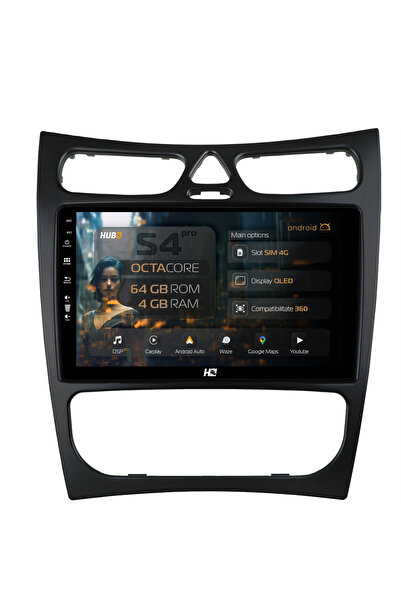 HUB64 Navigație Android Mercedes Benz CLK W209 (2000-2005), 9 inch, 4GB RAM, ...