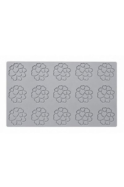 dinckitchen قالب تزيين وقوالب سيليكون من بافوني PR008 قلوب 2 قلب
