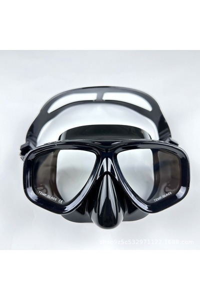 choice2 black Large frame adult men's and women's diving goggles, diving mask...