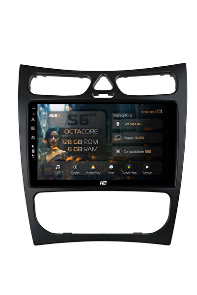 HUB64 Navigație Android Mercedes Benz CLK W209 (2000-2005), 9 inch, 6GB RAM, ...