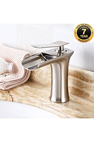 OEM Bathroom Sink Faucet Matte Chrome Waterfall New Model