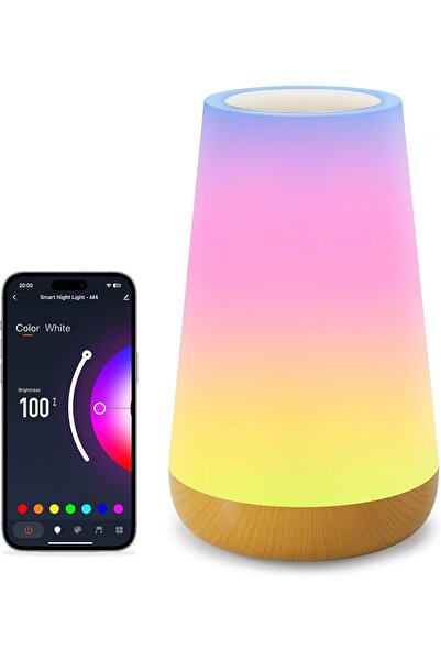 Choice RGB Tuya Smart APP WIFI Table Lamp, Ambient Bedside Lamp, Remotely Con...