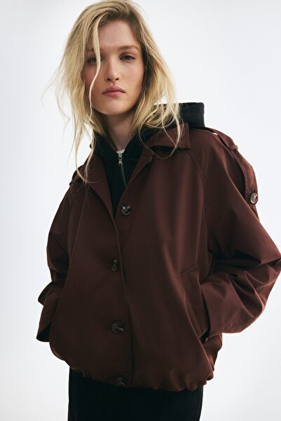 H&M Gabardin Bluzon Ceket