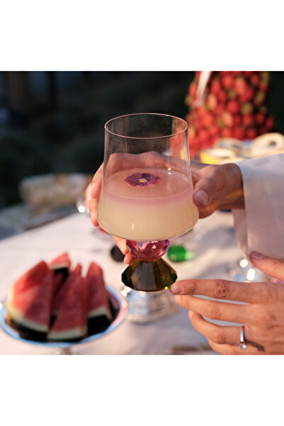 i love home glass Love Cam Su Bardağı – Tekli 350 ml
